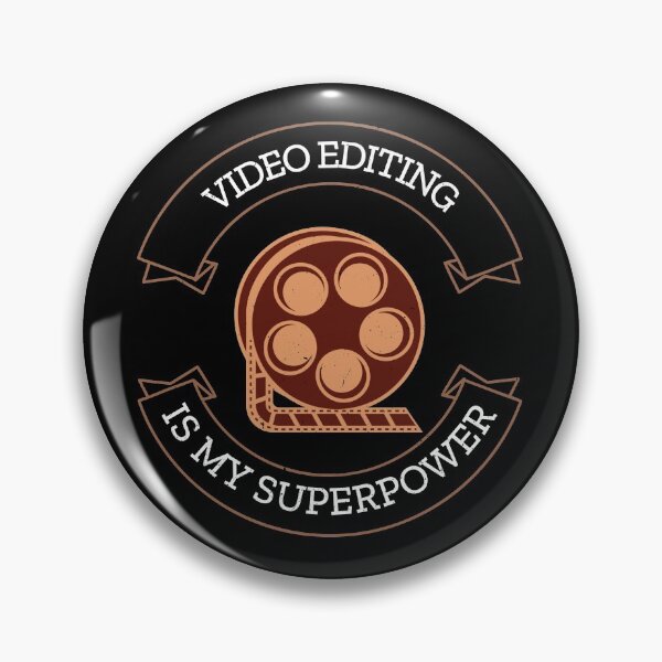 Item preview, Video Editing is my Superpower designed and sold by CJacobsDesigns.