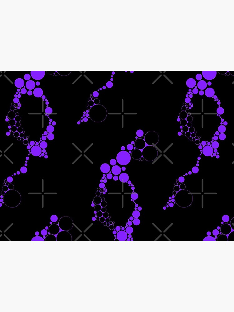 Purple Bubble Circles Abstract by that5280lady