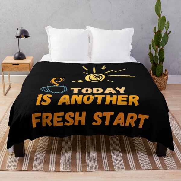 Item preview, Today is another fresh start, motivational quote, sunrise designed and sold by mehmoure.