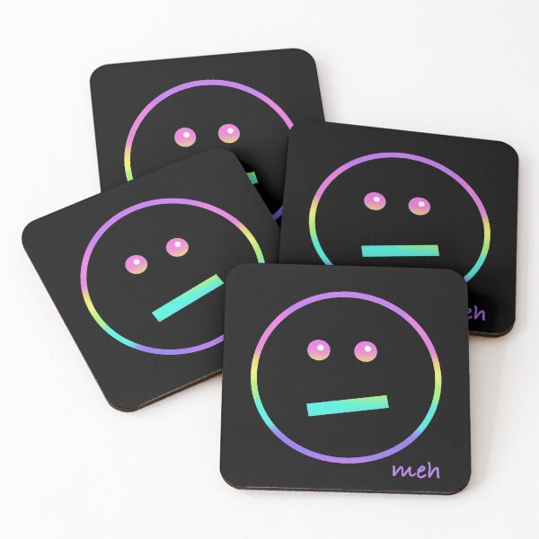 Item preview, Rainbow Meh Face Emoji - Oversized designed and sold by Whoopsidoodle.