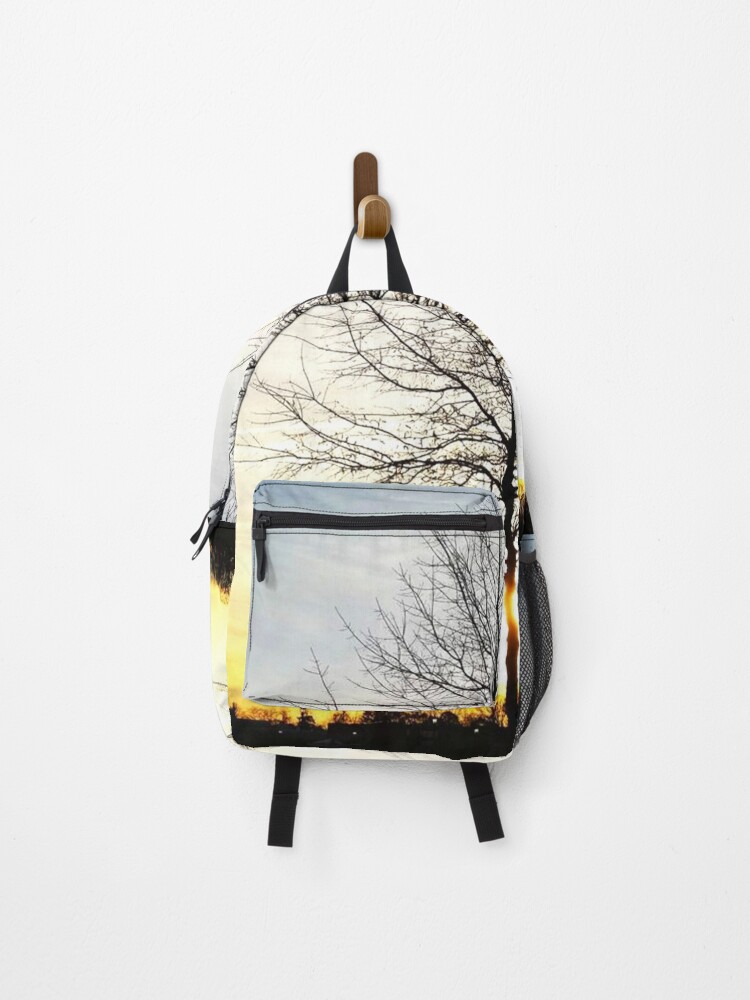 Thumbnail 1 of 3, Backpack, Winter Tree Line 1 designed and sold by RedeemerVIP.