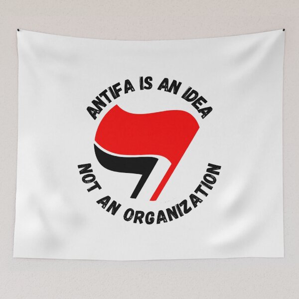 Item preview, Antifa is an idea not an organization designed and sold by stuff-n-stuff.