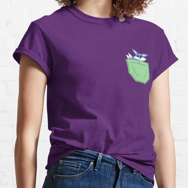 Frankie the Fox - Your Pocket Assistant (Green) Classic T-Shirt