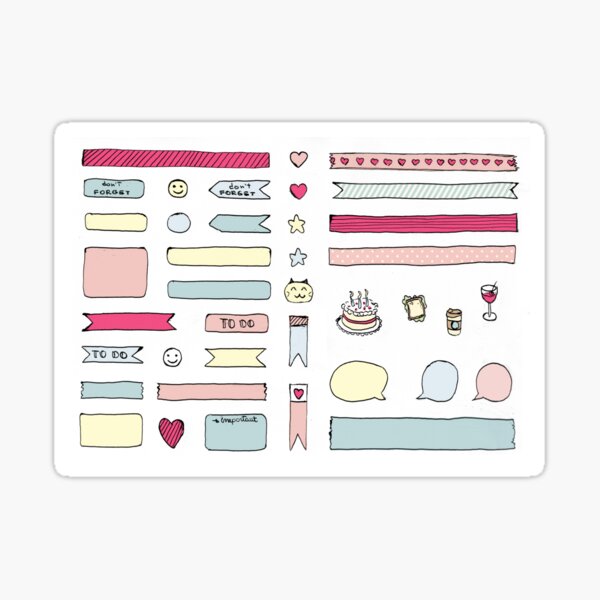 Cute Planner Stickers Sticker