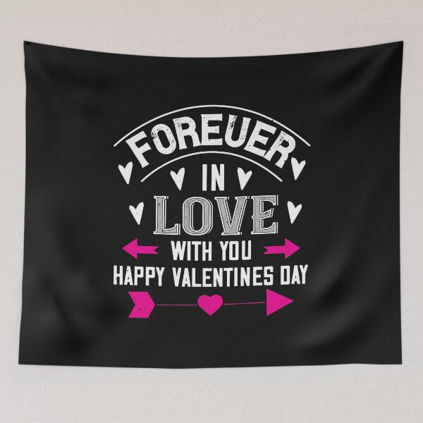 Item preview, Forever in love with you happy valentines day designed and sold by finnimoo.