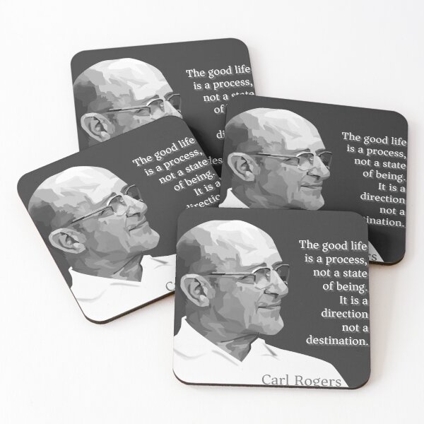 Item preview, The good life is a process, not a state of being. It is a direction not a destination. designed and sold by PsychPsych.
