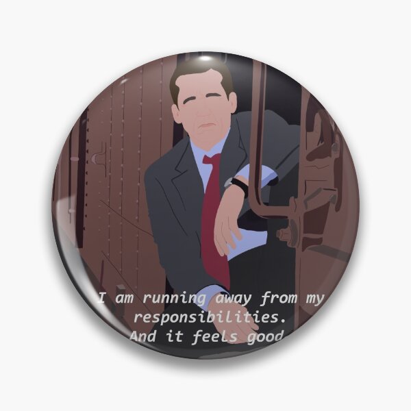 Item preview, Michael Scott Running Away From Responsibilities  designed and sold by kjshouse.