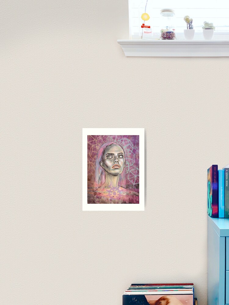 Aperçu 2 sur 3. Impression artistique avec l'œuvre Violet_Harenchi créée et vendue par Holymane.