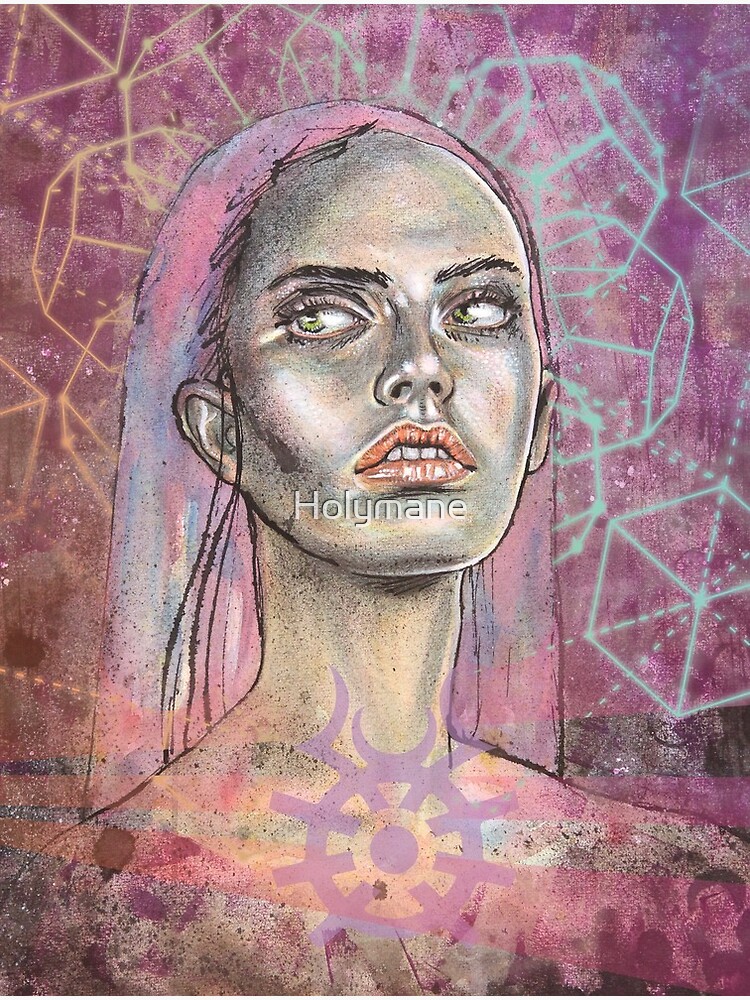 Aperçu 3 sur 3. Impression artistique avec l'œuvre Violet_Harenchi créée et vendue par Holymane.