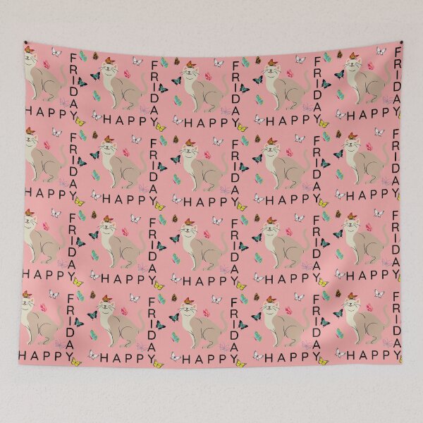 Item preview, Happy Friday (cat) designed and sold by Kamira Gayle.