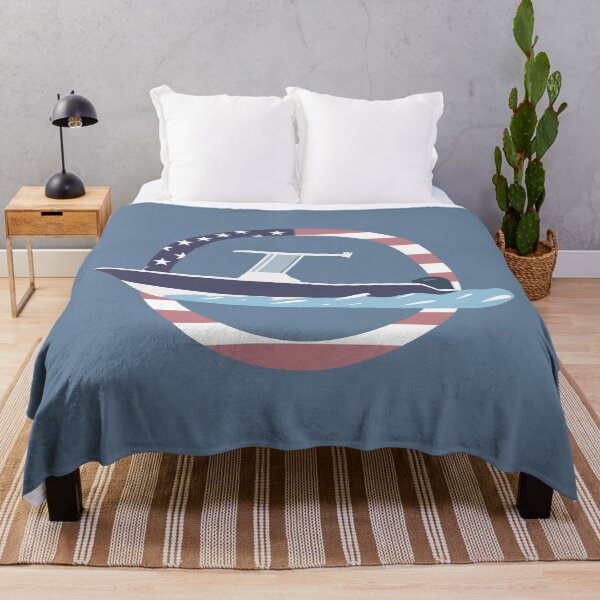 Item preview, American Flag T-Top Fishing Boat Tapestry and More designed and sold by itswillharris.