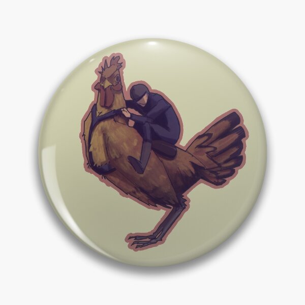Item preview, chicken rider designed and sold by sib-makes-art.