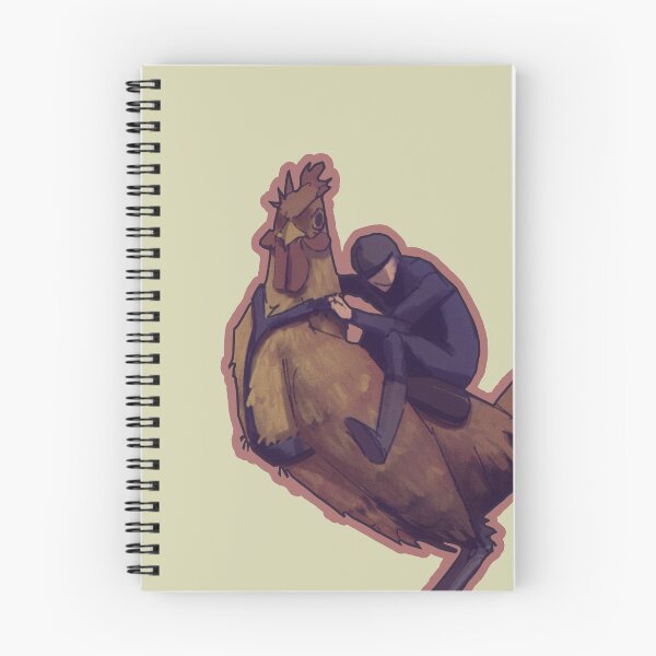 Item preview, chicken rider designed and sold by sib-makes-art.