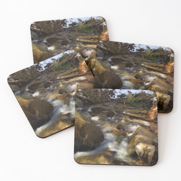 Item preview, Fall mountain woods with rocks, boulders and trees designed and sold by Ventures1.
