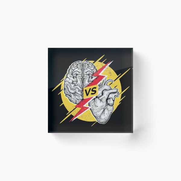 Item preview, Brain Vs Heart designed and sold by Piztees.