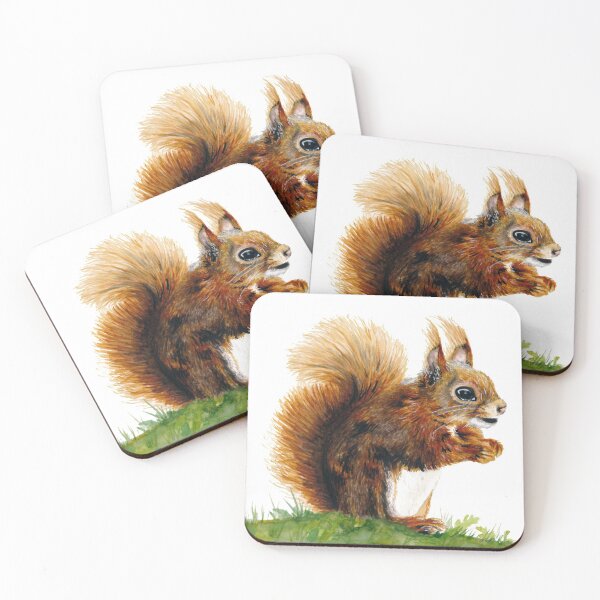 Item preview, Squirrel Watercolor Painting, Home Decor, and Gifts designed and sold by Samantha Roberts.