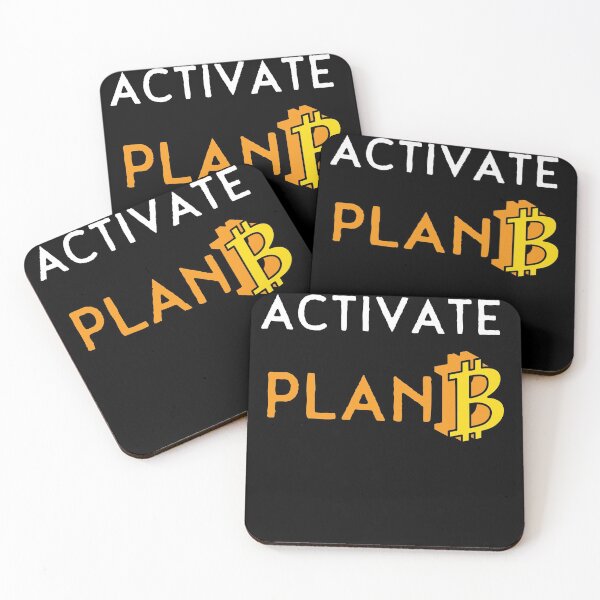 Item preview, Activate Plan B Bitcoin Crypto  designed and sold by Sweet-A-Dsignz.