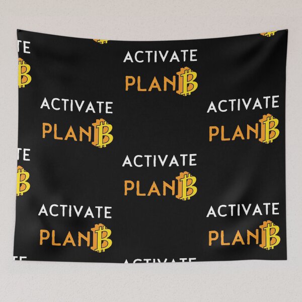 Item preview, Activate Plan B Bitcoin Crypto  designed and sold by Sweet-A-Dsignz.