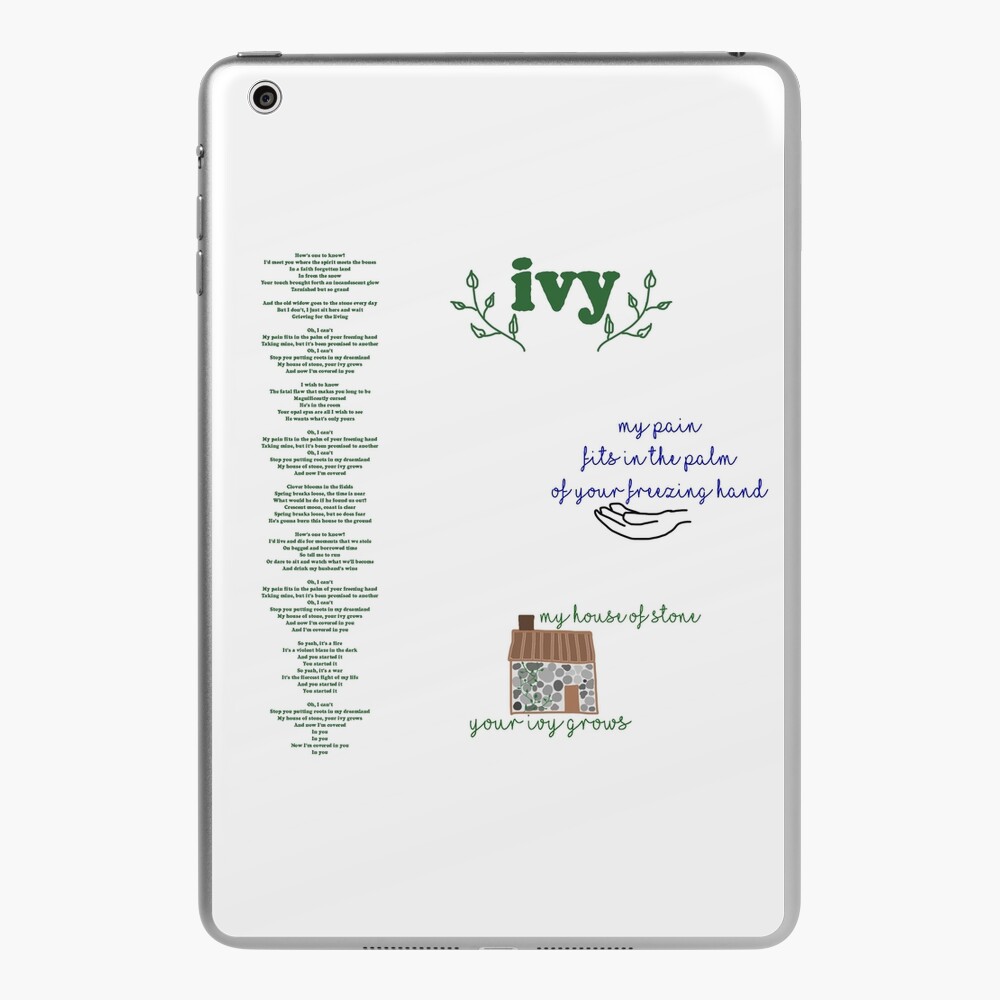 ivy evermore sticker pack iPad Case & Skin for Sale by meatsunited