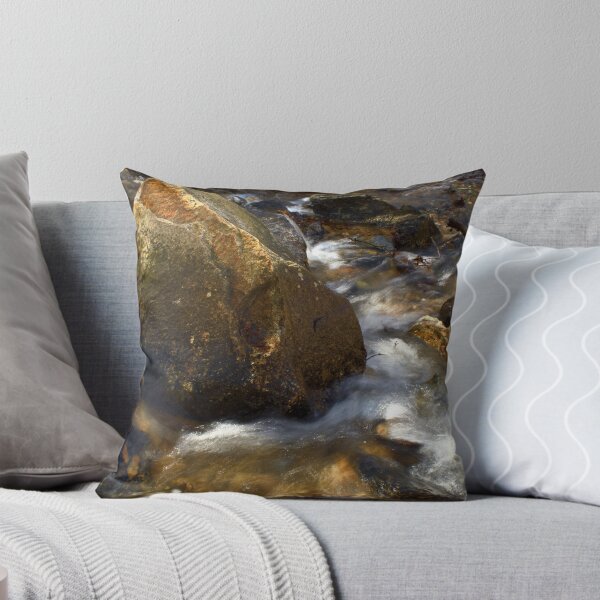 Item preview, Fall mountain woods with rocks, boulders and trees designed and sold by Ventures1.