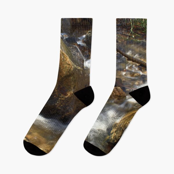 Item preview, Fall mountain woods with rocks, boulders and trees designed and sold by Ventures1.
