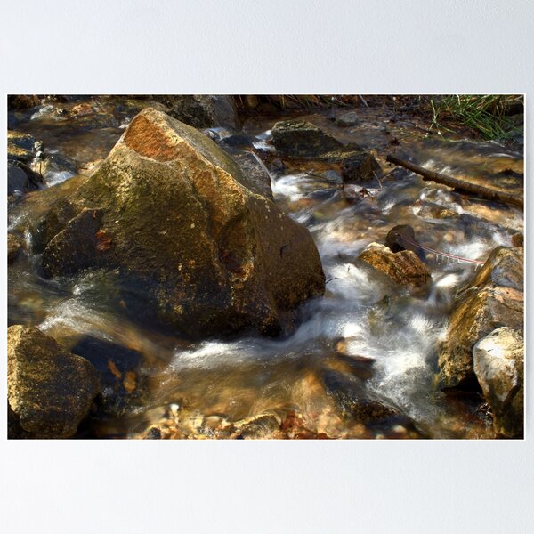 Item preview, Fall mountain woods with rocks, boulders and trees designed and sold by Ventures1.