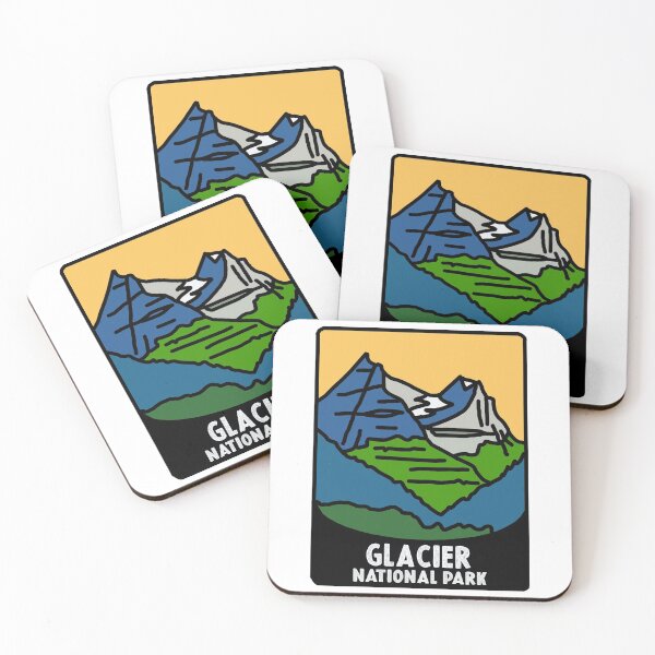 Item preview, Glacier National Park Decal designed and sold by Decal Mania.