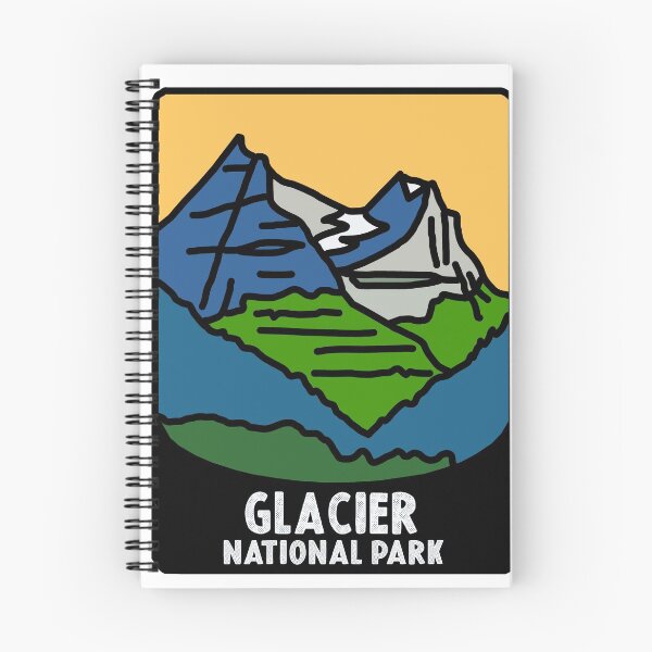 Item preview, Glacier National Park Decal designed and sold by Decal Mania.