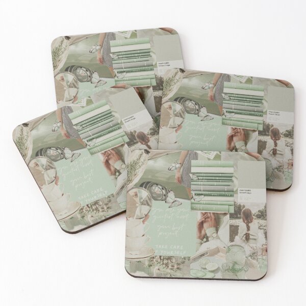 Item preview, SAGE GREEN COLLAGE designed and sold by abbymoriartyy.
