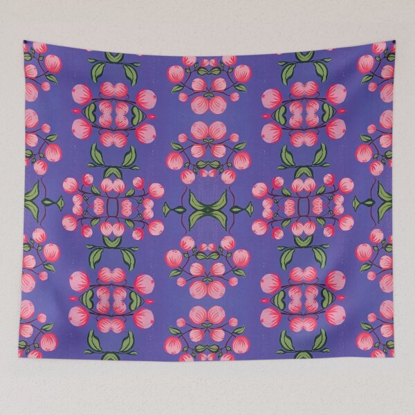 Item preview, Flowery pink & purple pattern8 designed and sold by angran.