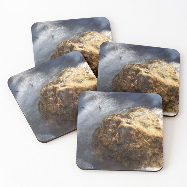Item preview, Fall mountain woods with rocks, boulders and trees designed and sold by Ventures1.