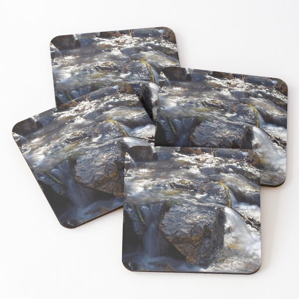 Item preview, Fall mountain woods with rocks, boulders and trees designed and sold by Ventures1.