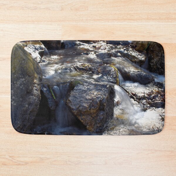 Item preview, Fall mountain woods with rocks, boulders and trees designed and sold by Ventures1.
