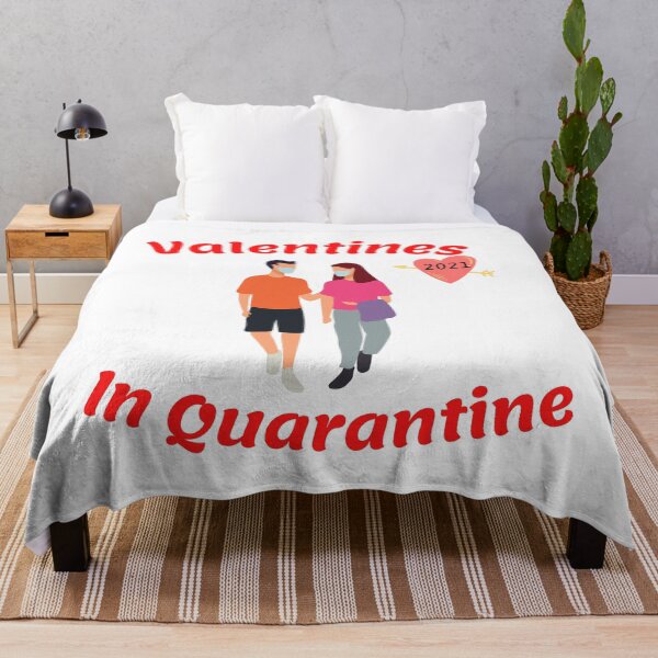 Item preview, Valentine's Day In Quarantine Couple Wearing Masks designed and sold by StormyMuse.