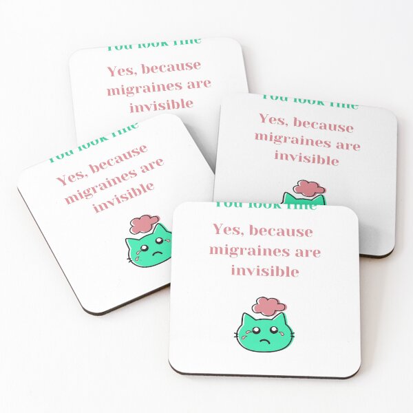 Item preview, Migraines are invisible designed and sold by daguilon.