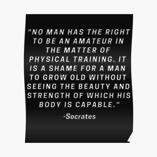 Socrates Training Poster