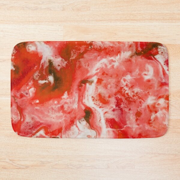Item preview, Red Abstract Marble Lava Waves designed and sold by RossWilson12.