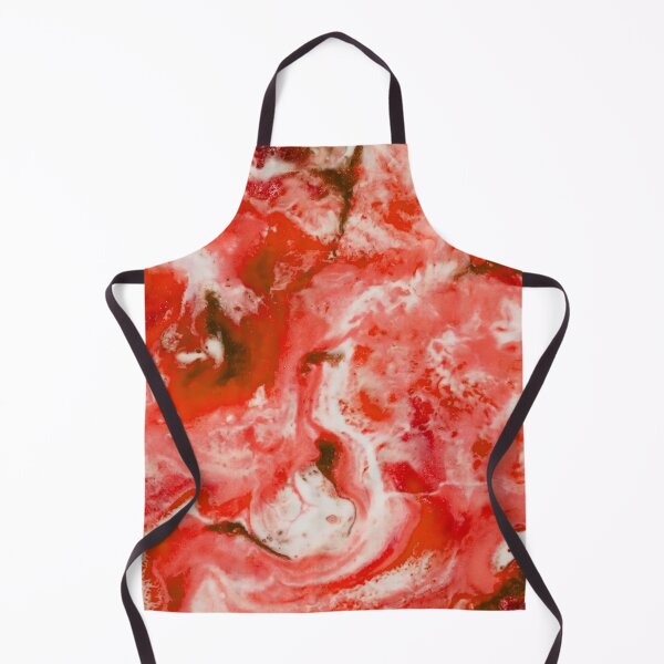 Item preview, Red Abstract Marble Lava Waves designed and sold by RossWilson12.