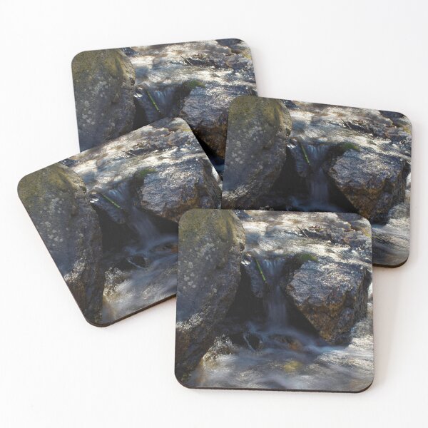 Item preview, Fall mountain woods with rocks, boulders and trees designed and sold by Ventures1.