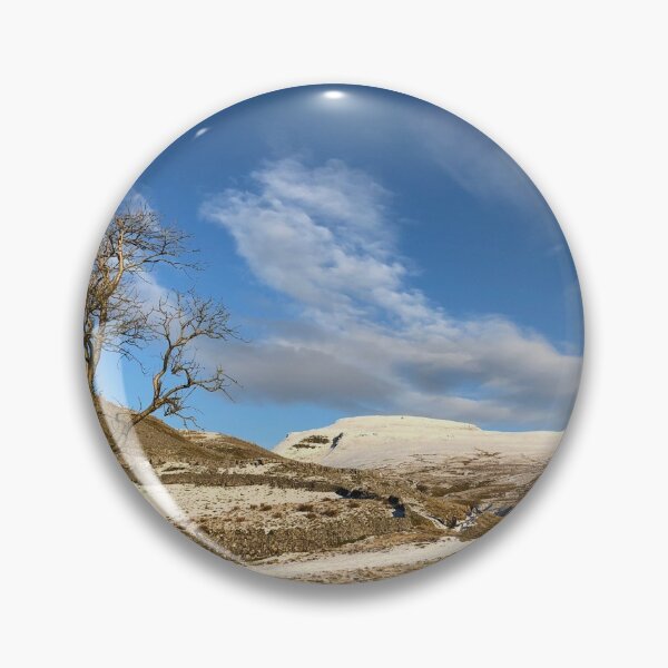 Item preview, Snow & Sun over Ingleborough ‘Three Peaks’ designed and sold by HiddenGemsPics.