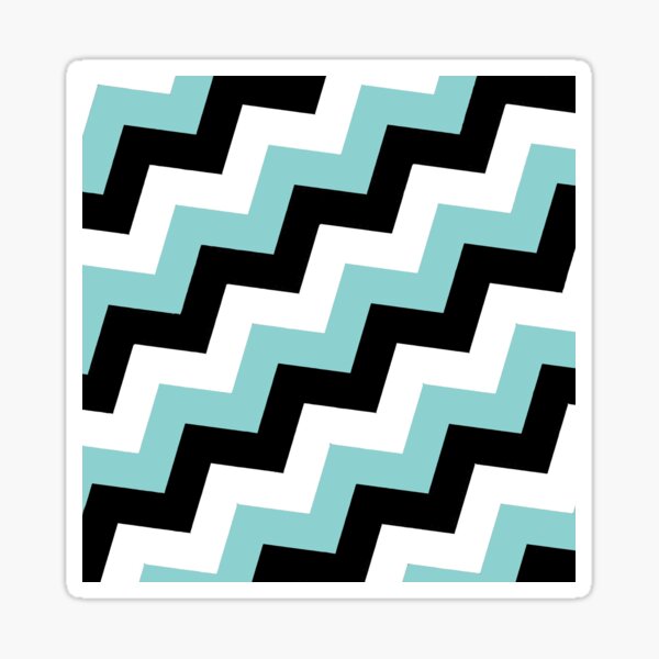 Zig Zag Sticker For Sale By Cat Jen Redbubble