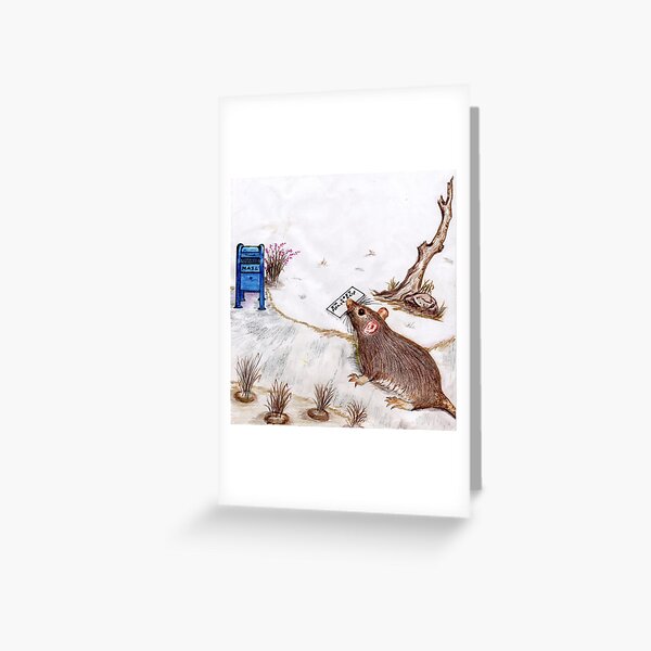 Mailbox Molly Book Cover Artwork Greeting Card