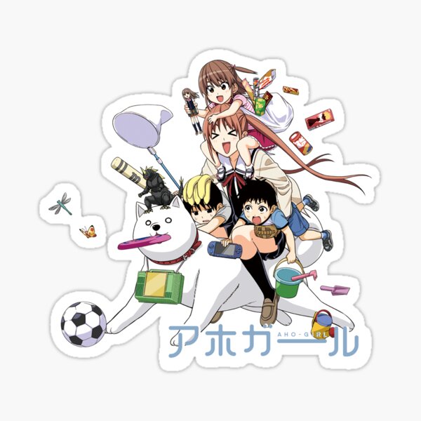 Aho Girl Sticker By Animeager Redbubble