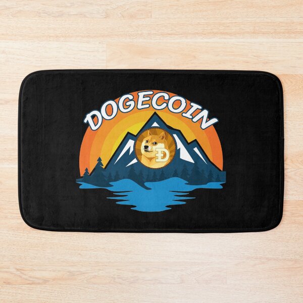 Item preview, Dogecoin DOGE Cryptocurrency Mountain Sunset designed and sold by Bitcoin-Fashion.
