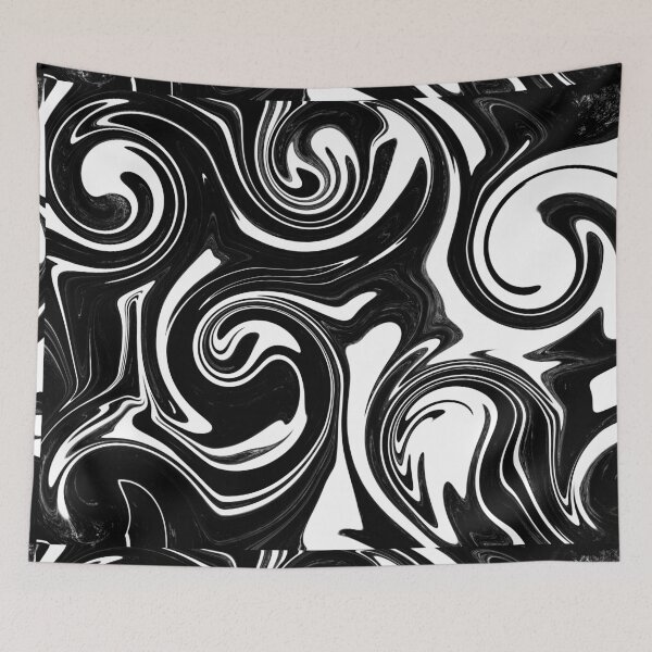 Item preview, Black and white marble designed and sold by ndubrey.