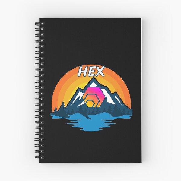 Item preview, HEX Cryptocurrency Mountain Sunset designed and sold by Bitcoin-Fashion.