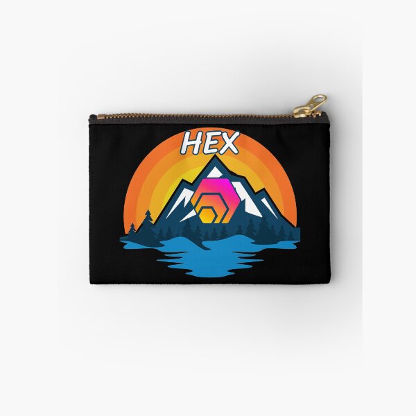 Item preview, HEX Cryptocurrency Mountain Sunset designed and sold by Bitcoin-Fashion.