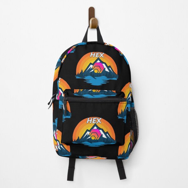 Item preview, HEX Cryptocurrency Mountain Sunset designed and sold by Bitcoin-Fashion.
