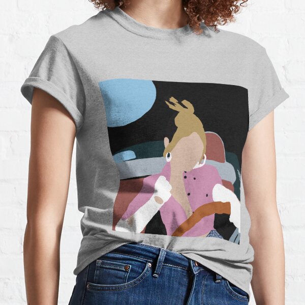 Futuro Nostalgia Dua Lipa Silueta Camiseta clásica