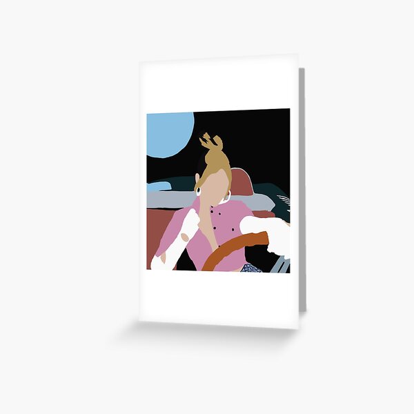 Futuro Nostalgia Dua Lipa Silueta Tarjetas de felicitación